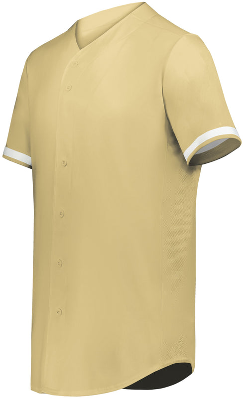 Augusta Sportswear Youth Cutter+ Full Button Baseball Jersey